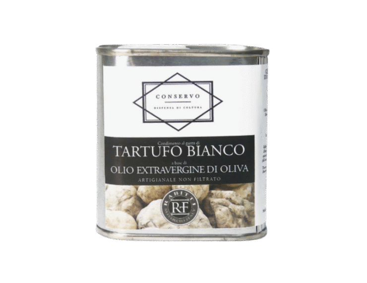 Artisan extra virgin olive oil with white truffle 100ml - Conservo | Dispensa di Cultura